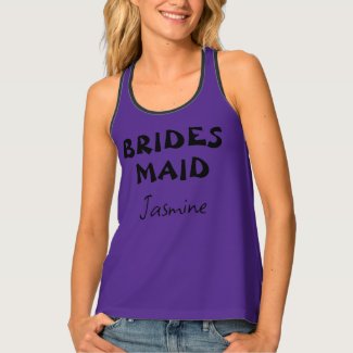 Halloween Bachelorette Party Bridesmaid Purple