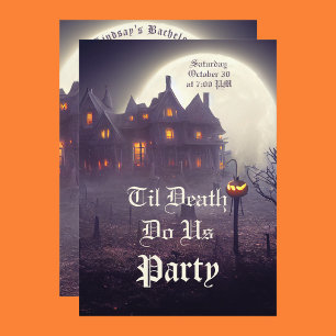 Halloween Bachelorette Party Invitation