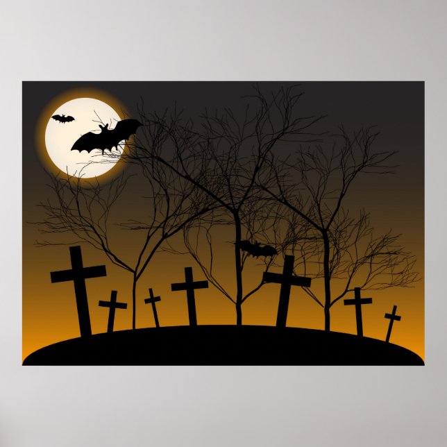 Halloween Background Poster (Front)