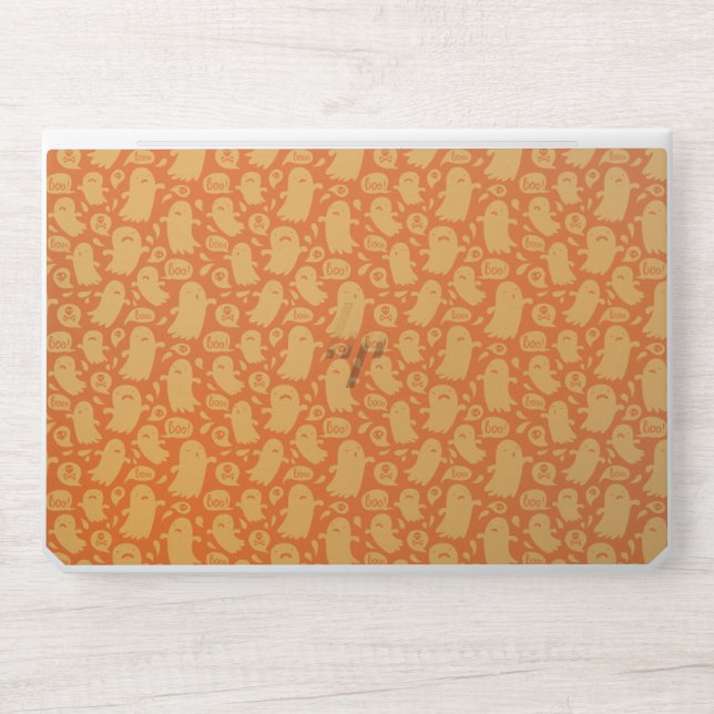 Halloween-background-| Zazzle_Growshop. HP Laptop Skin (Front)
