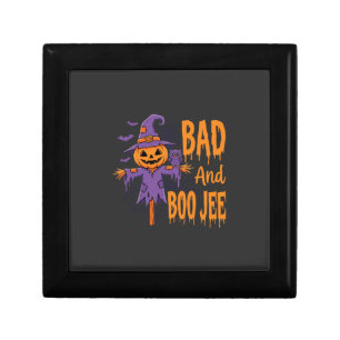 Halloween Bad And Boo Jee Scarecrow Graphic Gift Box