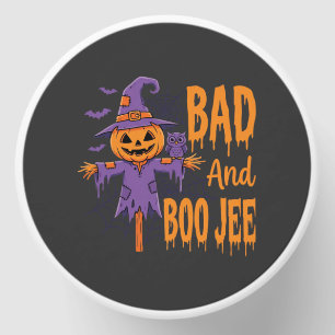 Halloween Bad And Boo Jee Scarecrow Graphic Mini Candle Favors