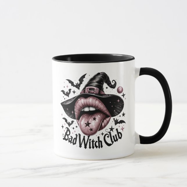 Halloween Bad Witch Club Adorable Mug (Right)