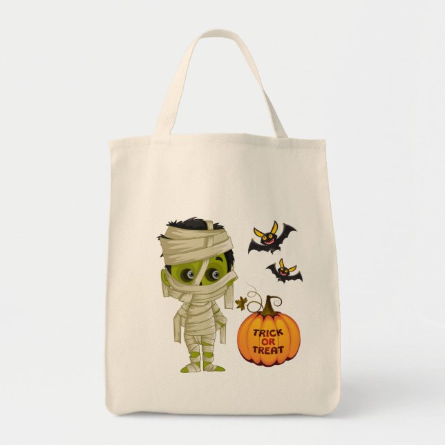 Halloween Bag-Mummy Boy Tote Bag (Front)