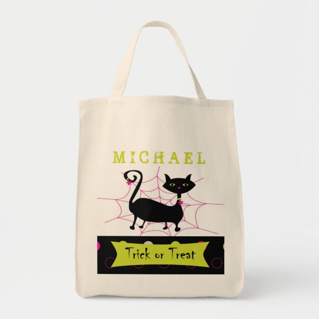 Halloween Bags - Personalize Trick or Treat (Front)