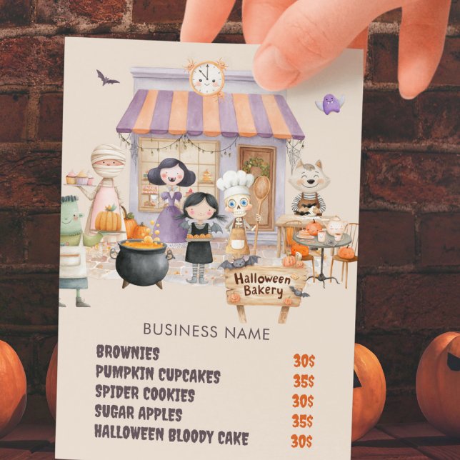 Halloween Bake Sale Bakery Pastry October Flyer (Creator Uploaded)