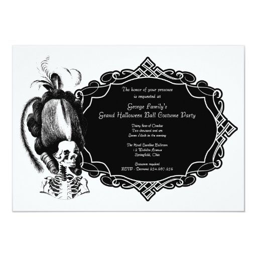 Halloween Masquerade Party Invitations 4