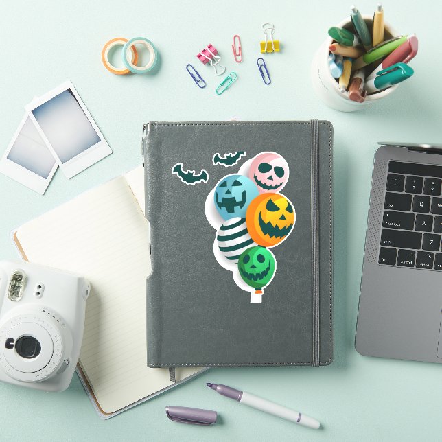 Halloween Balloons Sticker (iPad Cover)