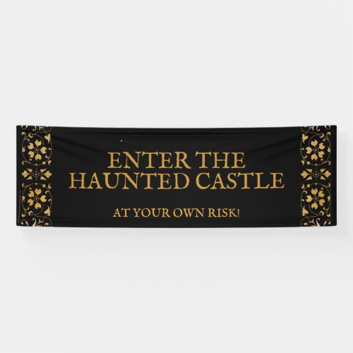 Halloween  Banner  Haunted House
