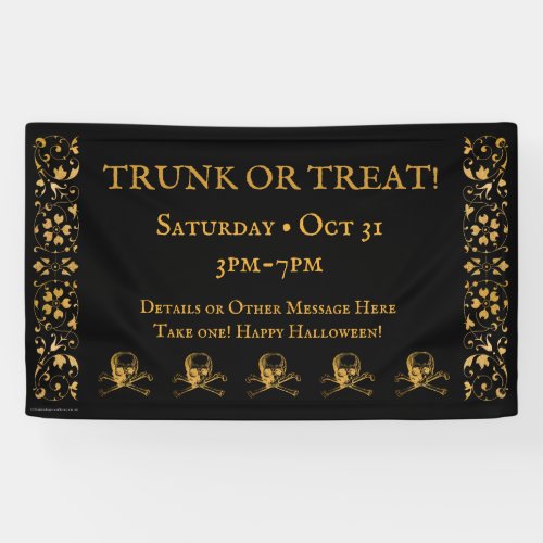 Halloween  Banner  Trunk or Treat