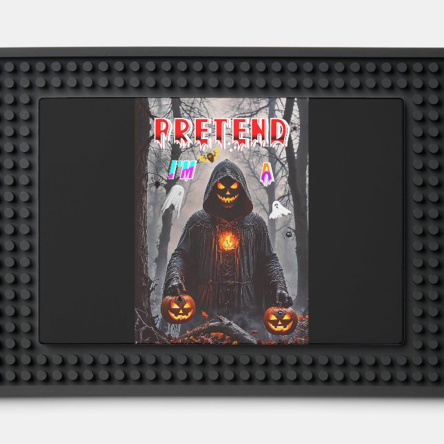 Halloween Bar Mat (Front (Close Up))
