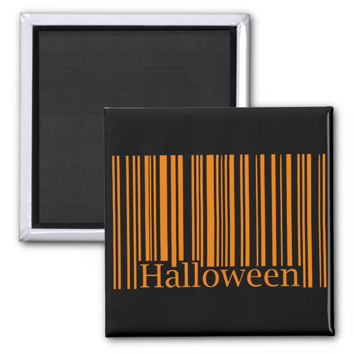Halloween Barcode Fridge Magnet
