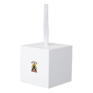 Halloween Barista Shirt Funny Witch Coffee Pun Des Cube Ornament
