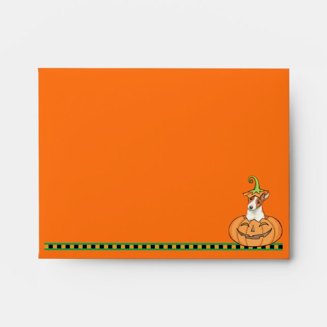 Halloween Basenji Envelope (Front)