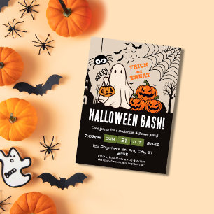 Halloween Bash Costume Party Invitation