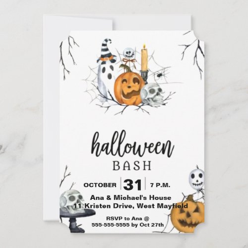 Halloween Bash Invitation