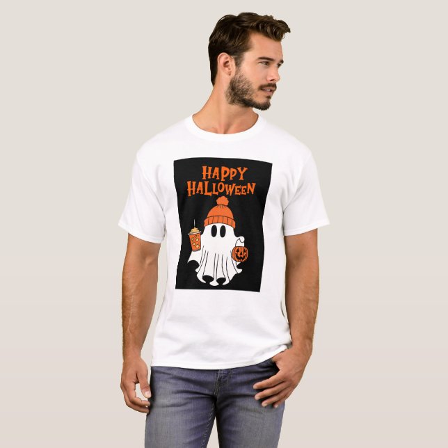 Halloween Basic Dark T-Shirt for man confortable (Front Full)