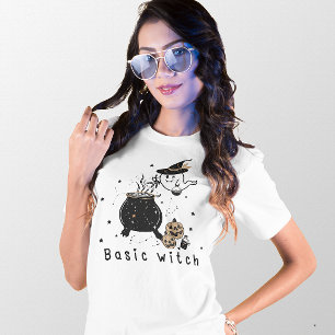 HALLOWEEN BASIC WITCH GHOST MAKING A POTION T-Shirt