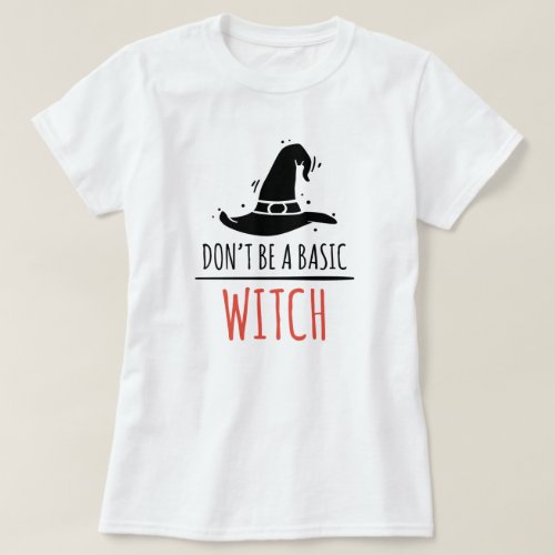 Halloween Basic Witch T_Shirt