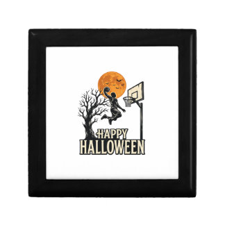 Halloween Basketball Happy Halloween Vintage Sport Gift Box