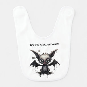 Halloween Bat Baby Bib