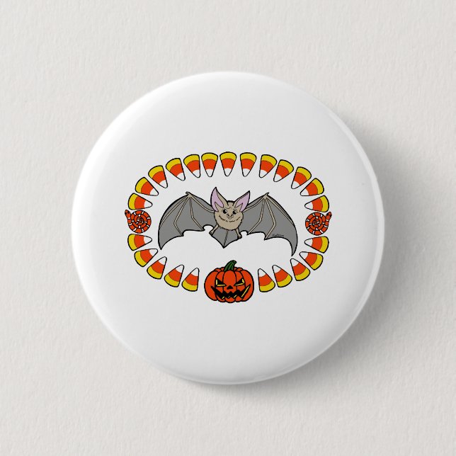 Halloween Bat                     Button (Front)