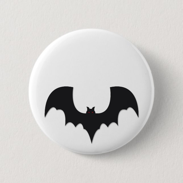 Halloween bat button (Front)