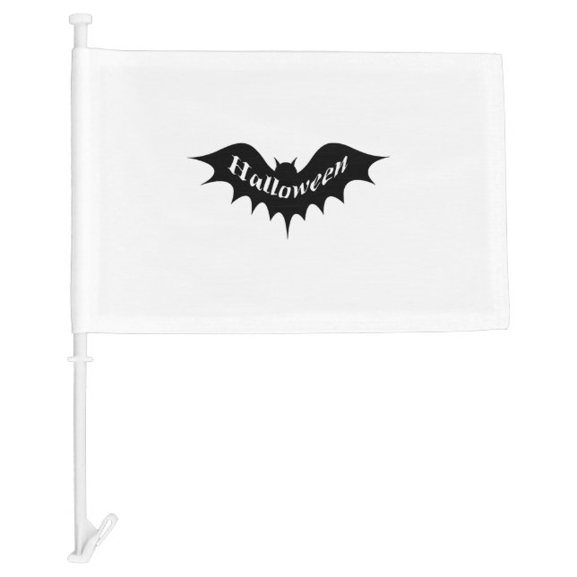 Halloween bat       car flag (Front)