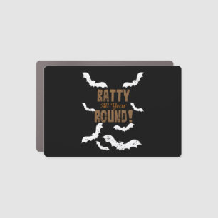 Halloween bat costume car magnet