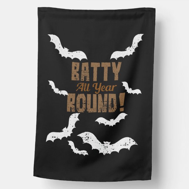 Halloween bat costume house flag (Front)