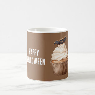 Halloween Bat Cupcake Coffee Mug