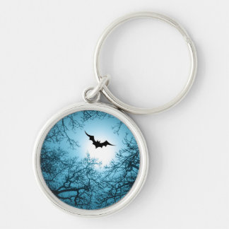 Halloween bat dark night customisable classic keychain
