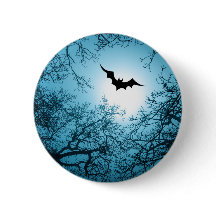 Halloween bat dark night customizable classic 