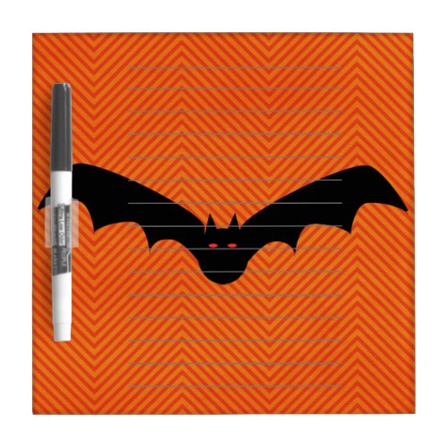 Halloween Bat Dry Erase Board