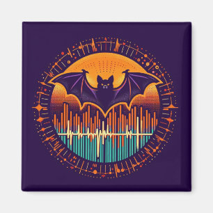 Halloween Bat Echoes-Ultrasound- Magnet