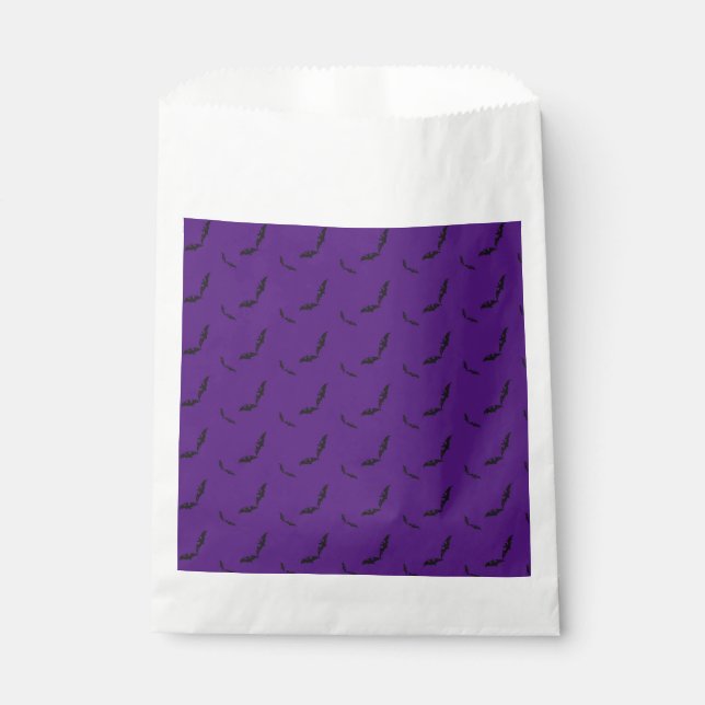 Halloween/bat  favor bag (Front)