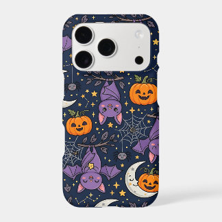 Halloween Bat iPhone 17 Case – Cute Night Pattern