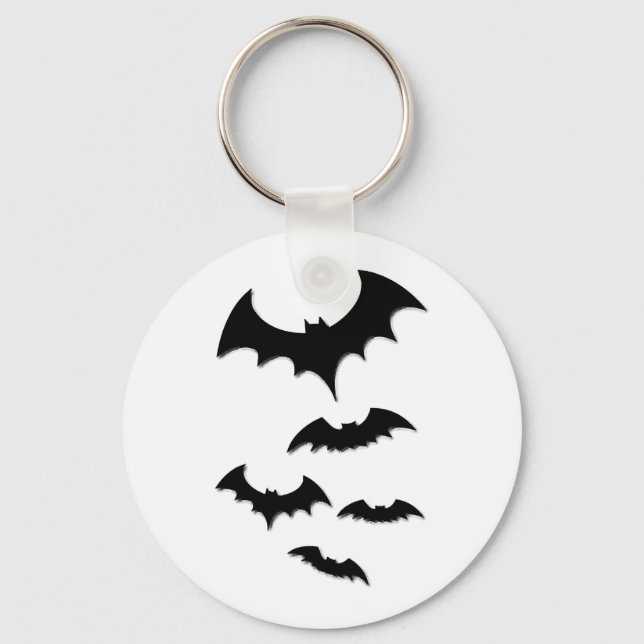 halloween bat keychain (Front)