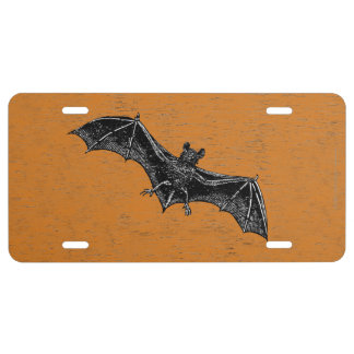 Halloween Bat License Plate