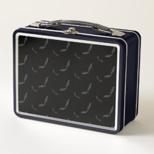 Halloween/bat Metal Lunch Box