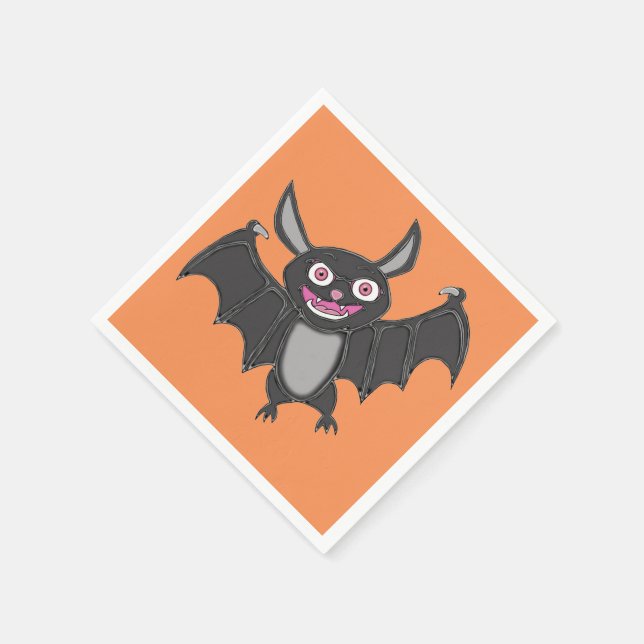 Halloween Bat Napkins (Corner)