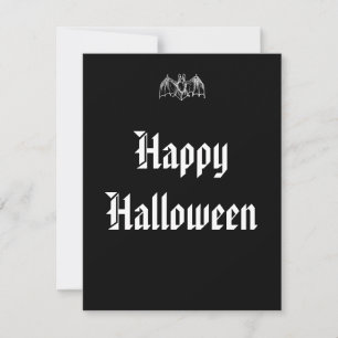 Halloween Bat Note Card