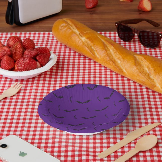 Halloween/Bat Paper Bowls (Picnic)