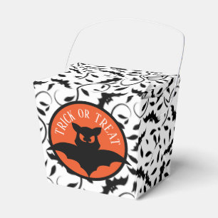 Halloween Bat Pattern /Trick or Treat Cute Bat Favor Boxes