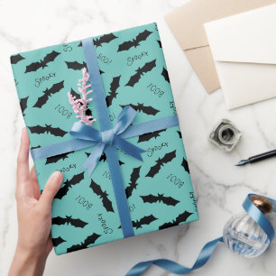 Halloween Bat pattern Wrapping Paper