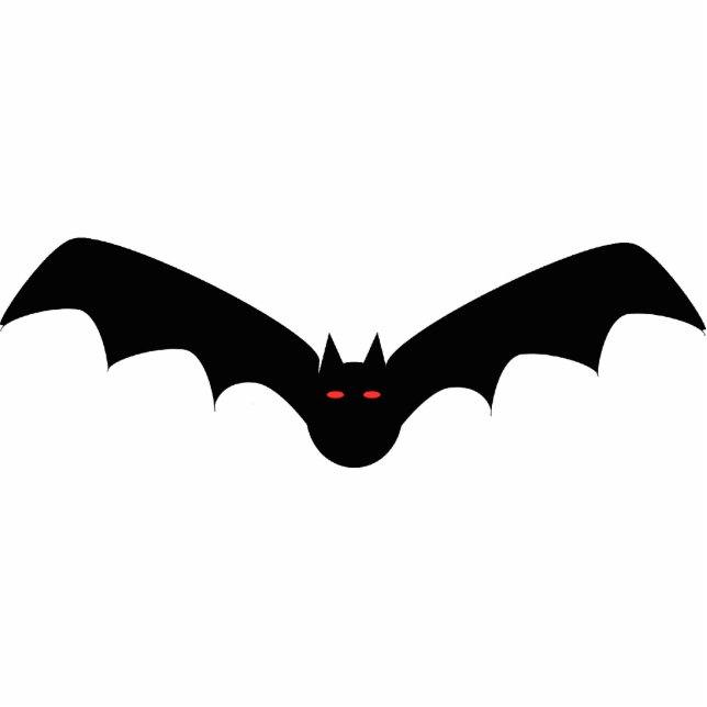 Halloween Bat Photo Sculpture (Front)