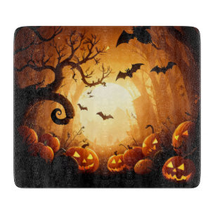 Halloween/Bat/Pumpkin/Fall Cutting Board