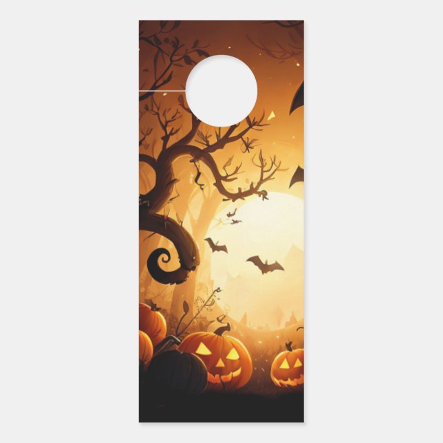 Halloween/Bat/Pumpkin/Fall  Door Hanger (Front)