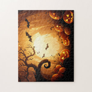 Halloween/Bat/Pumpkin/Fall Jigsaw Puzzle