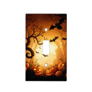 Halloween/Bat/Pumpkin/Fall Light Switch Cover